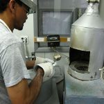 Michael Michaud casting bronze