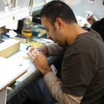 Michael Michaud enameling